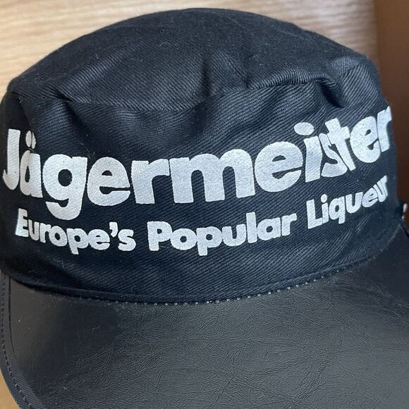 Vintage Jagermeister So Smooth Double Bill Stretch Fit Painters Hat Rare Cap - Picture 5 of 10
